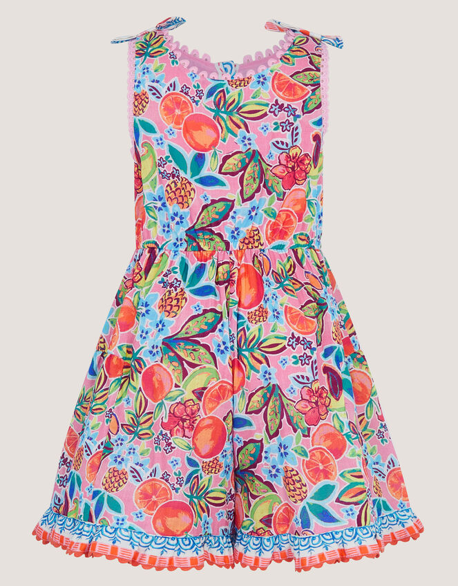 Alani Fruit Print Playsuit, Pink (PINK), large