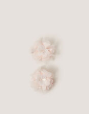 2-Pack Sequin Floral Hair Clips, , large