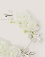Bridesmaid Flower Garland Hair Clip, , large