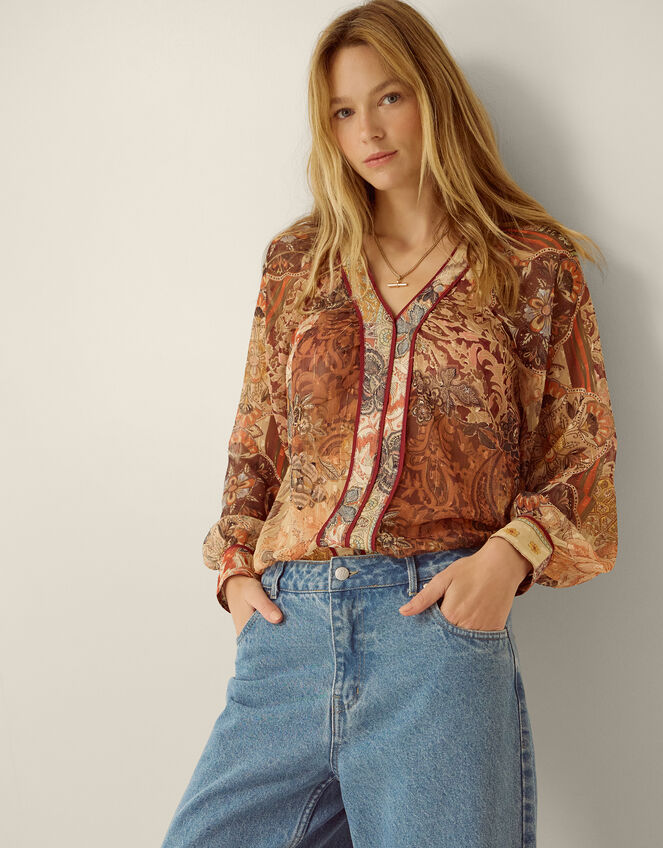 Lillian Wide Leg Jeans, Blue (LIGHT AUTHENTIC), large