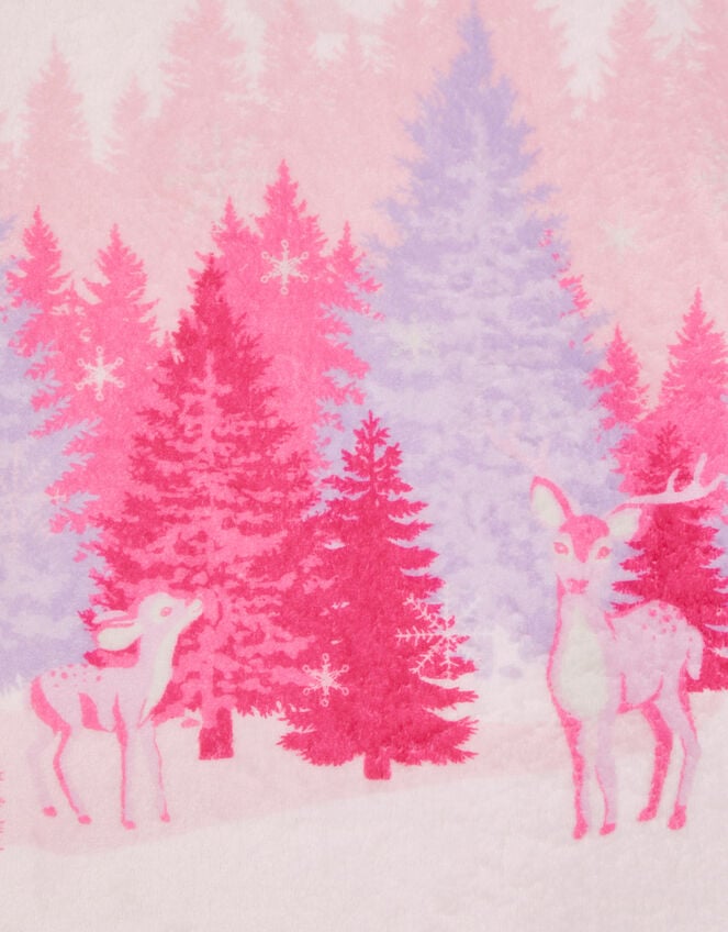 Forest Hoodie Pyjama Top, Pink (PINK), large