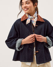 Kit Denim Barn Jacket, Blue (INDIGO), large