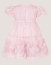 Baby Remi Rose Appliqu&eacute; Glitter Party Dress, Pink (PINK), large