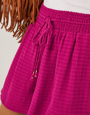 Paige High Waist Drawstring Shorts, Pink (PINK), large