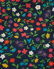 Frugi Maeve Twill Skirt, Blue (NAVY), large