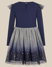 Unicorn Ombr&eacute; Disco Dress, Blue (NAVY), large