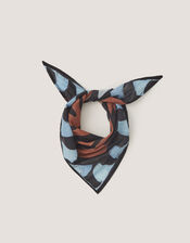 Callie Thorpe x Monsoon Wave Print Square Cotton Scarf, , large