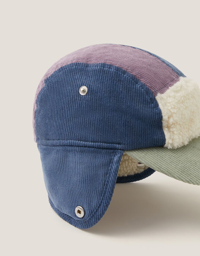 Corduroy Trapper Cap, Multi (MULTI), large