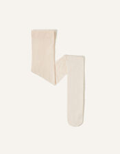 Baby 35 Denier Polka Dot Tights, Ivory (IVORY), large