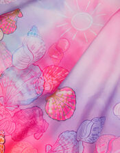 Ombr&eacute; Seashell Print Sundress, Pink (PINK), large