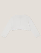 Baby Maeve Cardigan, Ivory (IVORY), large