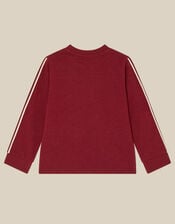 London Dinosaur Long Sleeve Top, Red (BURGUNDY), large