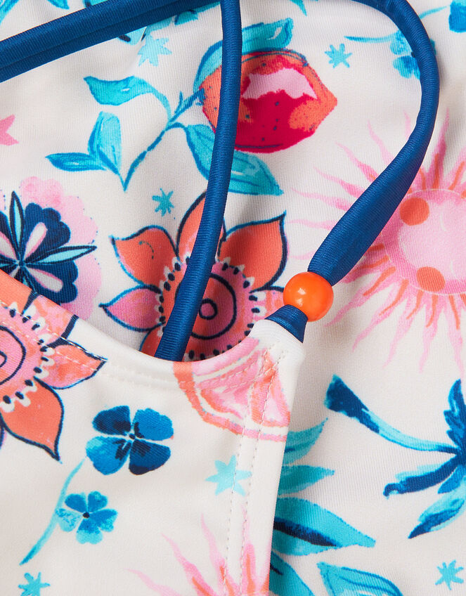 Pineapple Print Tankini Set, Cream (CREAM), large