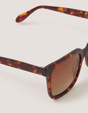 Acetate Tort Square Sunglasses, , large