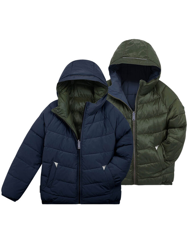 T&ouml;astie Reversible Water Repellent Puffer Jacket, Blue (NAVY), large