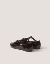 Bow Patent Mary Jane School Shoes, Black (BLACK), large