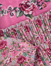 Baby Floral Long Sleeve Dress, Pink (PINK), large