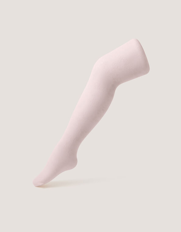 40 Denier Lace Tights, Pink (PINK), large