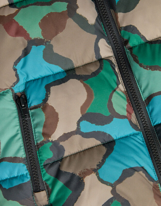 Water-Resistant Camo Puffer Jacket, Multi (MULTI), large