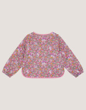 Monsoon x My Little Pony Floral Quilted Jacket, Multi (MULTI), large