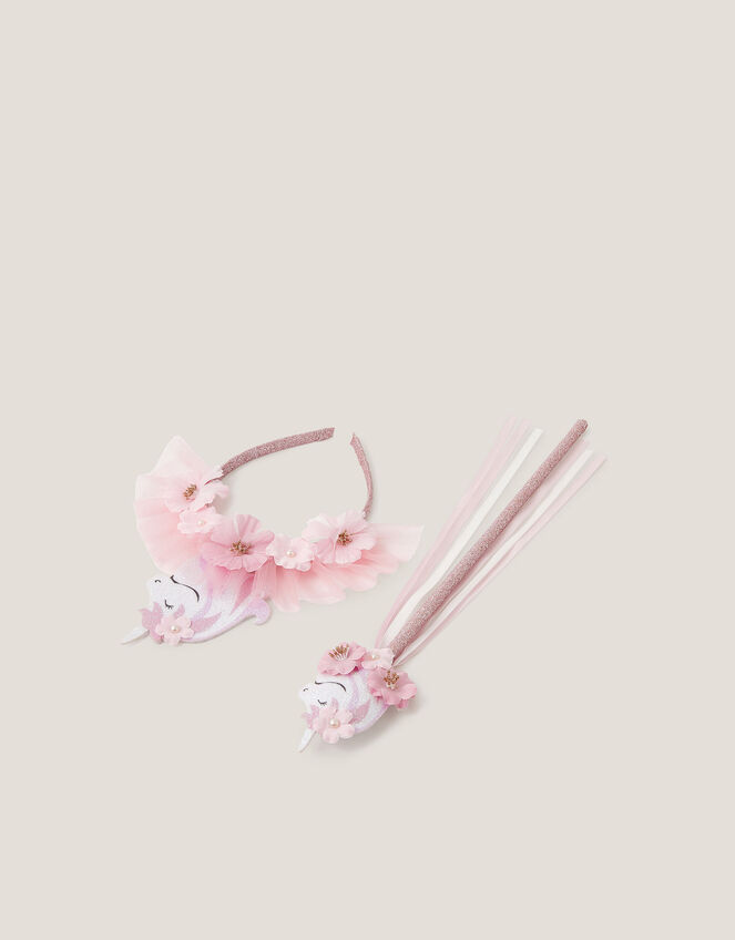 Unicorn Headband & Wand Set, , large