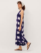 Halia Artisanal Tie-Dye Jumpsuit, Blue (NAVY), large