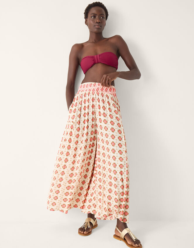 Mia Bandeau Bikini Top, Red (BURGUNDY), large