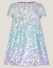 Baby Mermaid Ombre Sequin Dress, Multi (MULTI), large