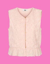Moliin Ditte Embroidered Vest Top, Pink (PINK), large