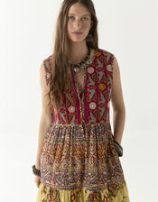 Maison Hotel Eugenie Mixed Print Maxi Dress, Multi (MULTI), large