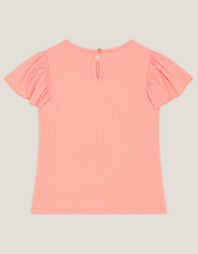 Embellished Floral Appliqu&eacute; Top, Pink (PINK), large