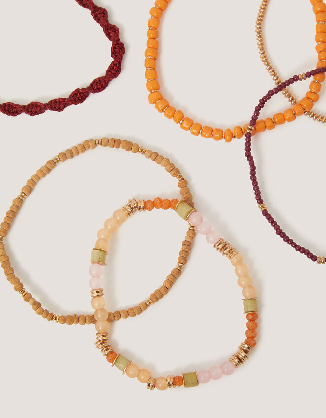 6-Pack Bead Stretch Bracelets, , large