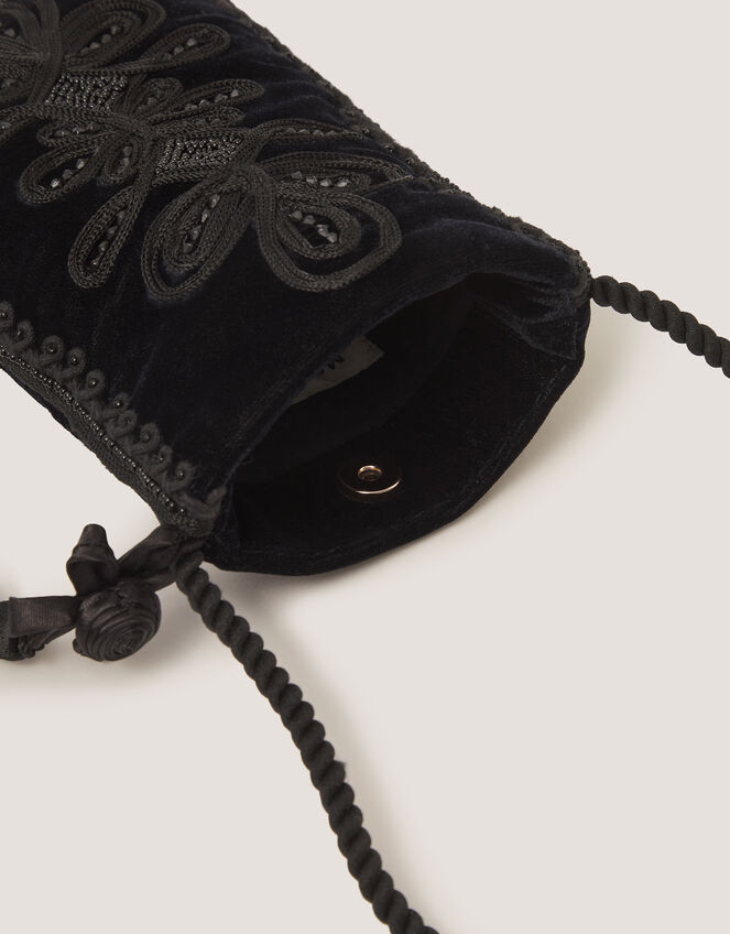 Dori Embroidered Phone Bag, , large