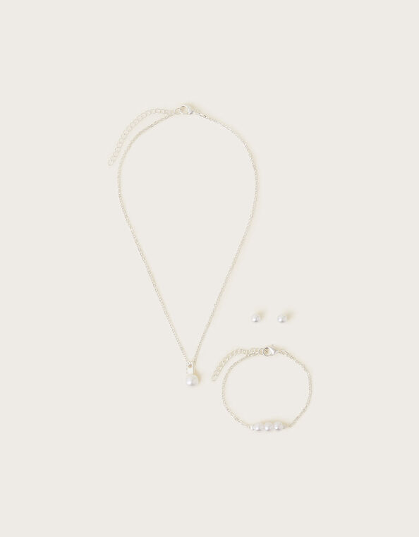Bridesmaid Pearl Jewellery Set, , large