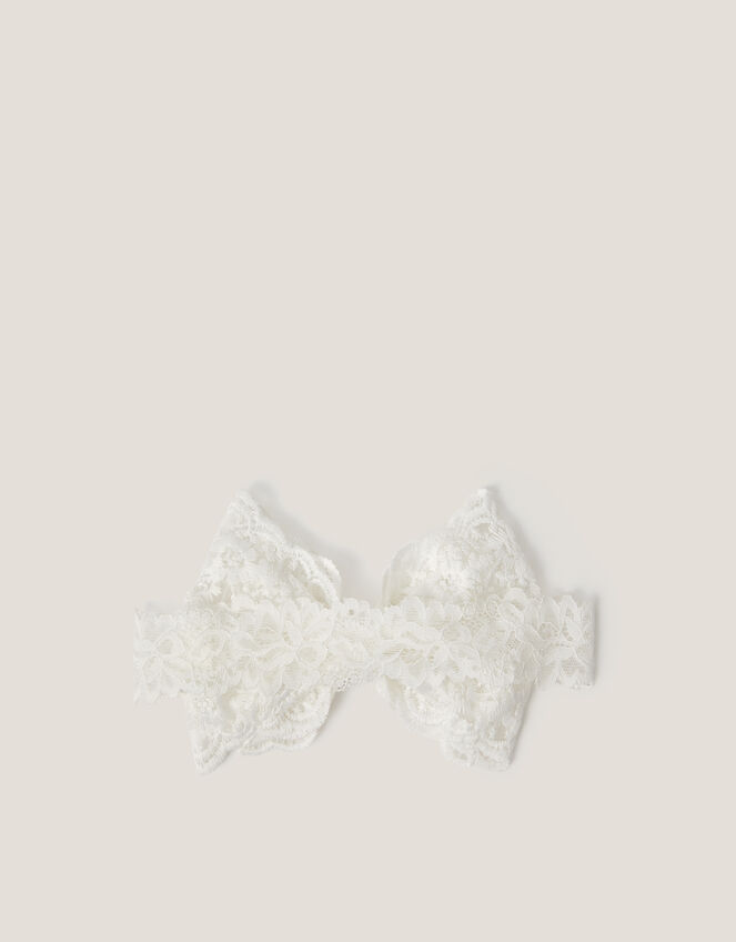 Bow Lace Bando Headband, , large