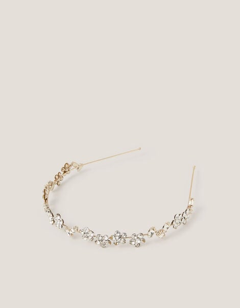 Jewel Flower Bridesmaid Headband, , large