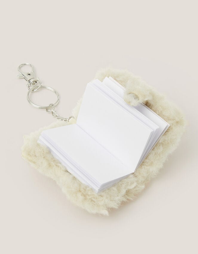 Mini Teddy Bear Notebook Keyring, , large