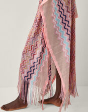 Catia Chevron Beach Cover Up, , large