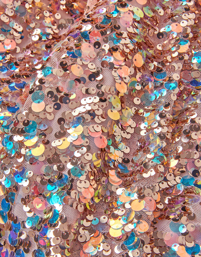 Sequin Party Dress, Gold (GOLD), large