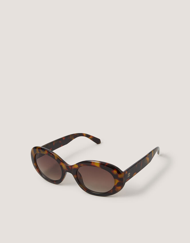 Tort Oval Sunglasses, , large
