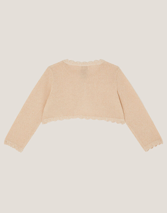 Baby Maeve Cardigan, Gold (GOLD), large