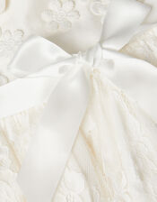 Baby Provenza Silk Christening Gown, Ivory (IVORY), large