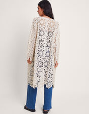 Rochelle Crochet Cardigan, Natural (ECRU), large