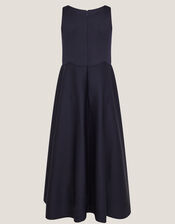 Sleeveless Sequin Prom Dress, Blue (NAVY), large