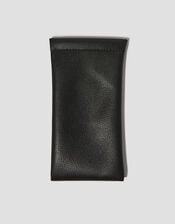 Soft Sunglasses Pouch, Black (BLACK), large