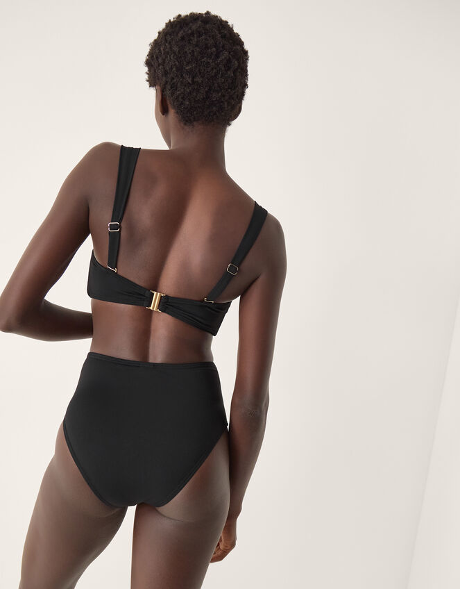 Cindy Molten Detail Bikini Top, Black (BLACK), large