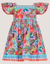 Baby Alani Fruit Print Dress, Pink (PINK), large