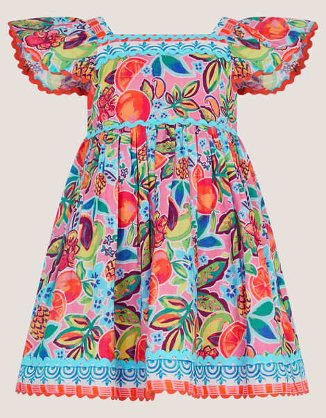 Baby Alani Fruit Print Dress, Pink (PINK), large