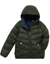 T&ouml;astie Reversible Water Repellent Puffer Jacket, Blue (NAVY), large