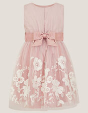 Baby Alicia Embroidered Lace Dress, Pink (PINK), large